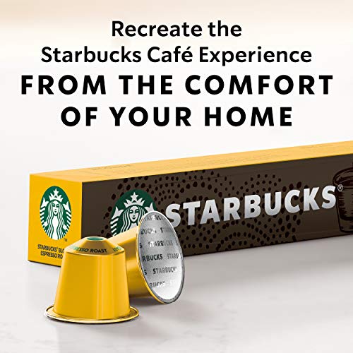Starbucks by Nespresso, Blonde Roast Espresso (50-count single serve capsules, compatible with Nespresso Original Line System)