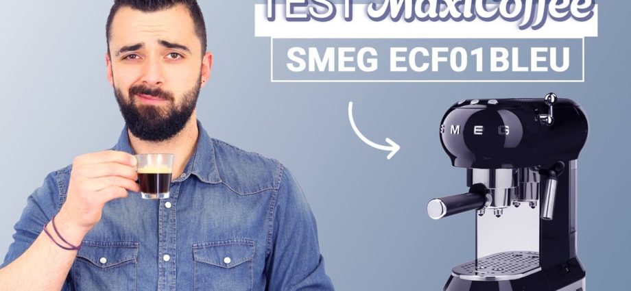 SMEG ECF01BLEU | Machine expresso compacte | Le Test